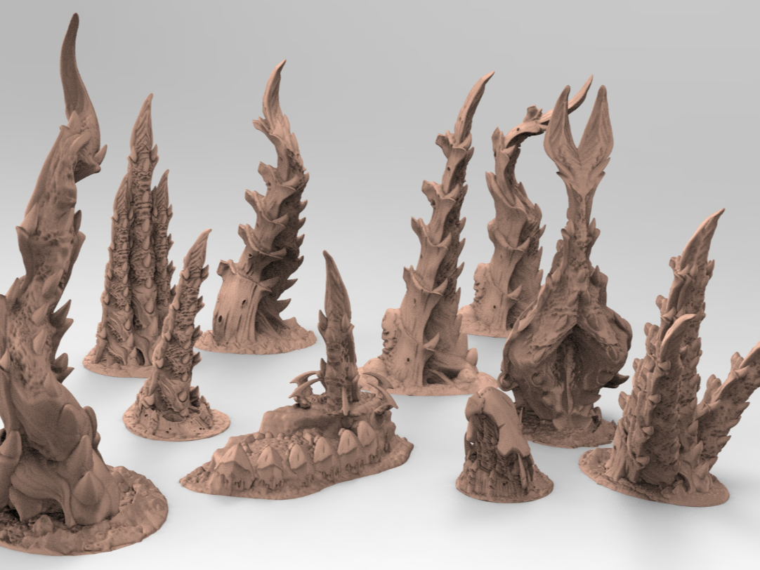 Wargame Alien Terrain for Grimdark 2-2
