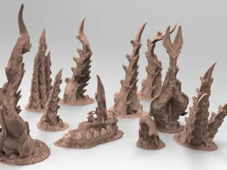 Wargame Alien Terrain for Grimdark 2-2