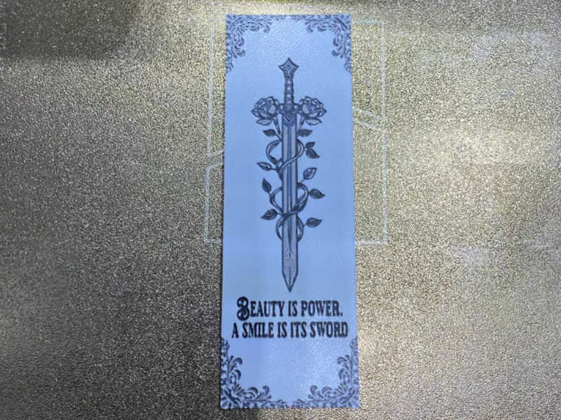 Sword Quote Bookmark