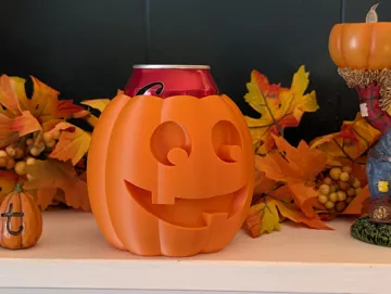 Adorno temático: Jack-O-Canturn - Pumpkin shaped 12oz can holder — vista de referencia 3