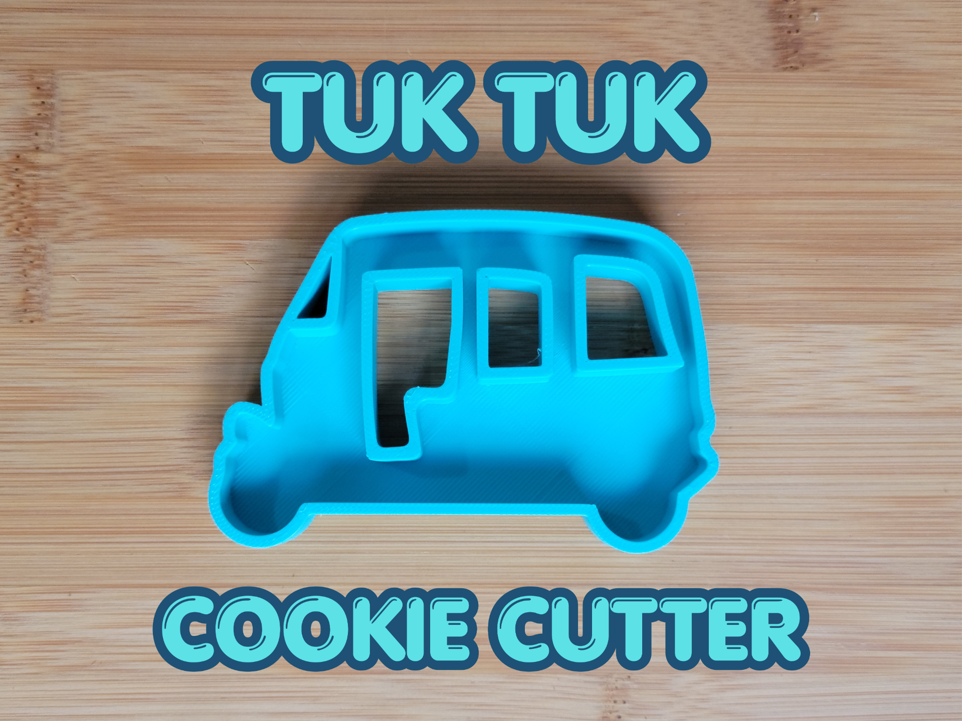 Tuk Tuk Cookie Cutter