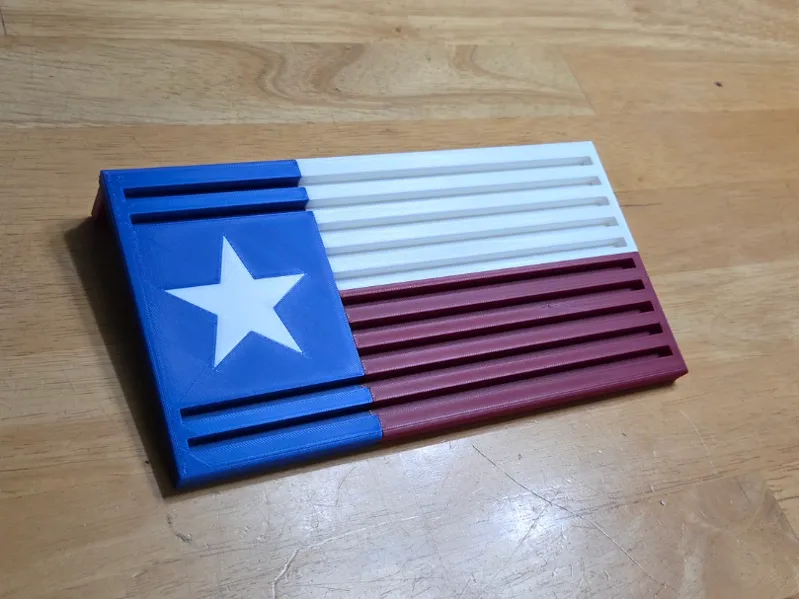 Texas Flag Challenge Coin Holder