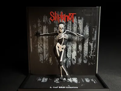Slipknot 5: The Grey Chapter - 3D Album Cover
