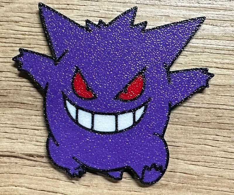 Gengar - Pokemon fridge magnet