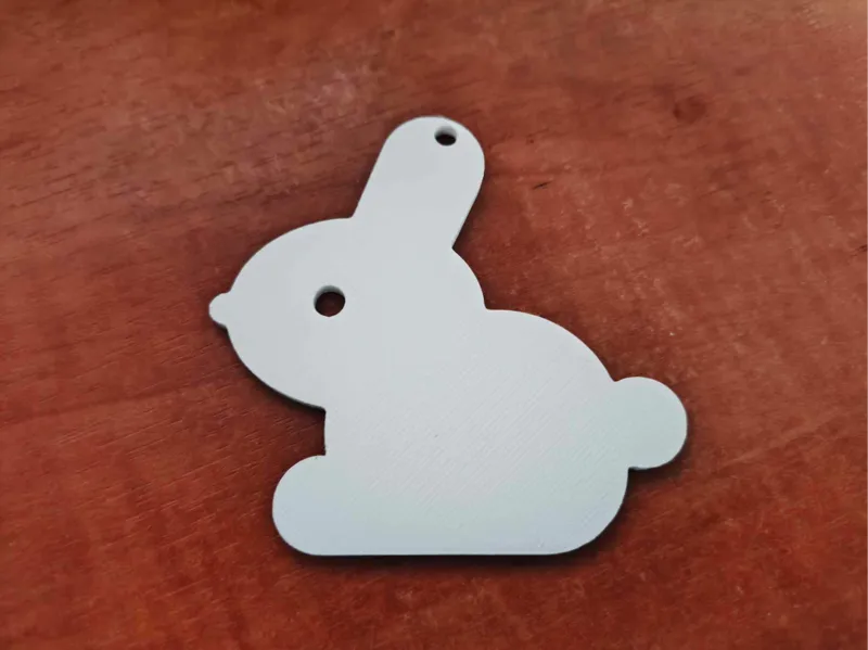 Bunny keychain