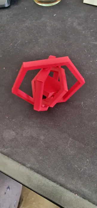 Hexagonal Spinner Coaster