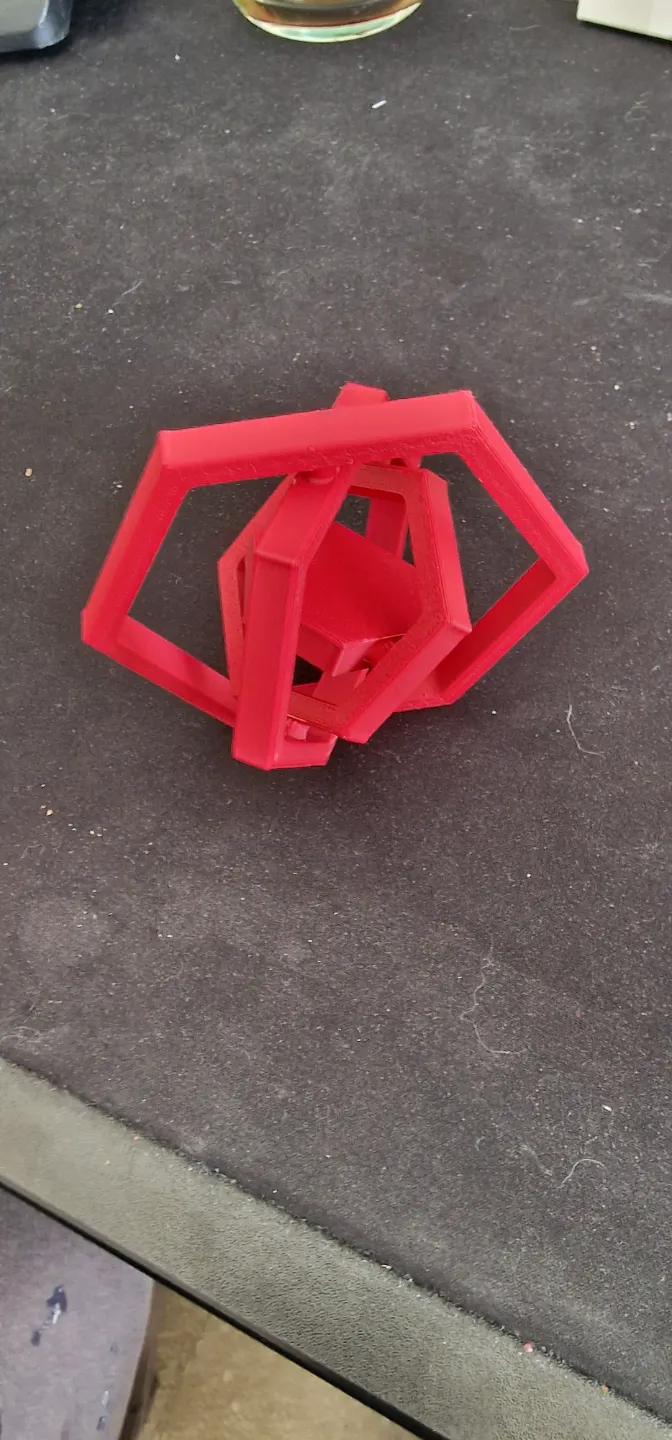 Hexagonal Spinner Coaster