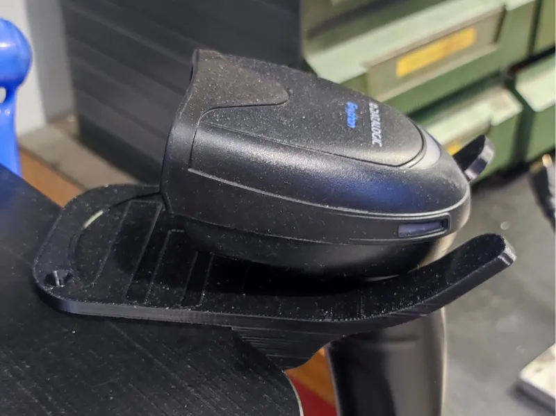 Ergonimic barcode scanner holder