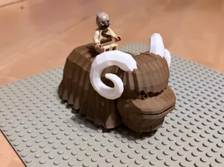Bantha from TCS building brick compatible - no AMS