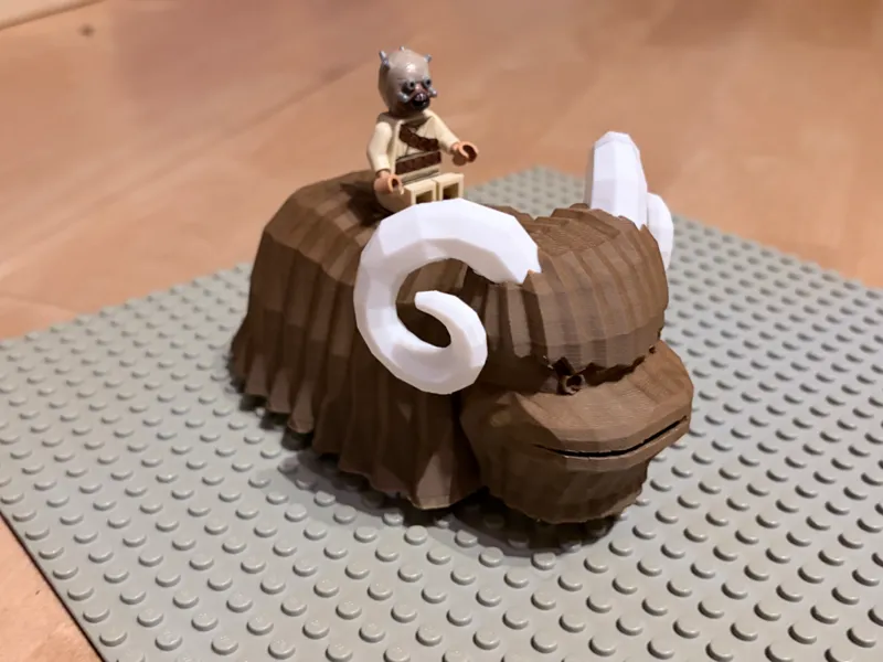 Bantha from TCS building brick compatible - no AMS