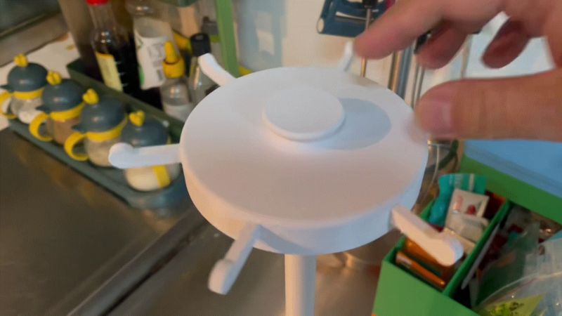 可旋转厨房用品挂架|炒菜铲挂架|马克杯架|2种尺寸规格|厨房炊具挂架|可自行选择使用高度
