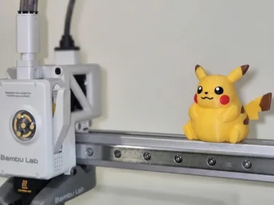 Pikachu - Easy and quick print ( 10g pla )