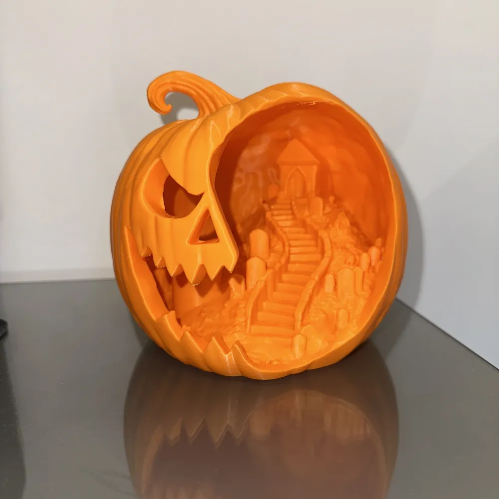 Pumpkin Scene - Free 3D Print Model - MakerWorld