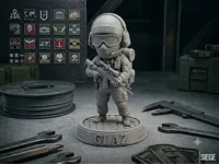 PLA Chibi Glaz - High Detail (No AMS Required)