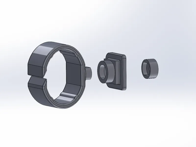 Firefighter's Flashlight ISKRA LED helmet holder