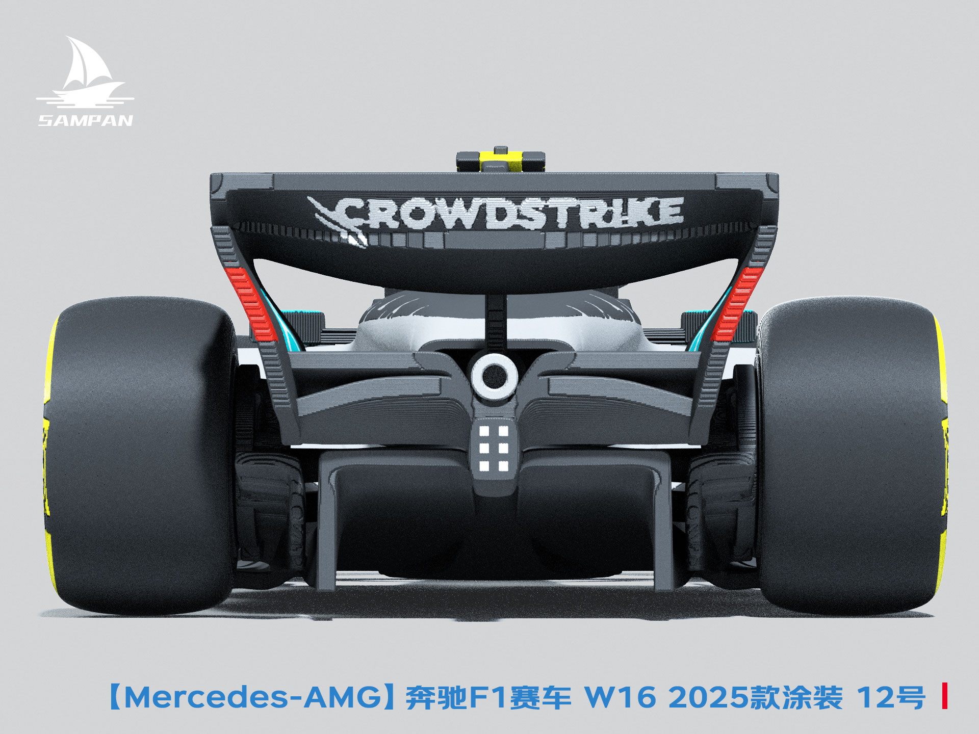 Mercedes-AMG Mercedes-Benz 2025 F1 Car W16 Livery Car #12