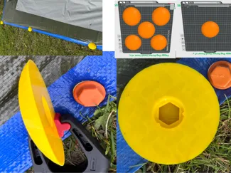 Screw Head Cover for Peggy Peg Tent Pegs 