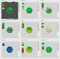 1 each ---- 0.16mm layer, 2 walls, 10% infill