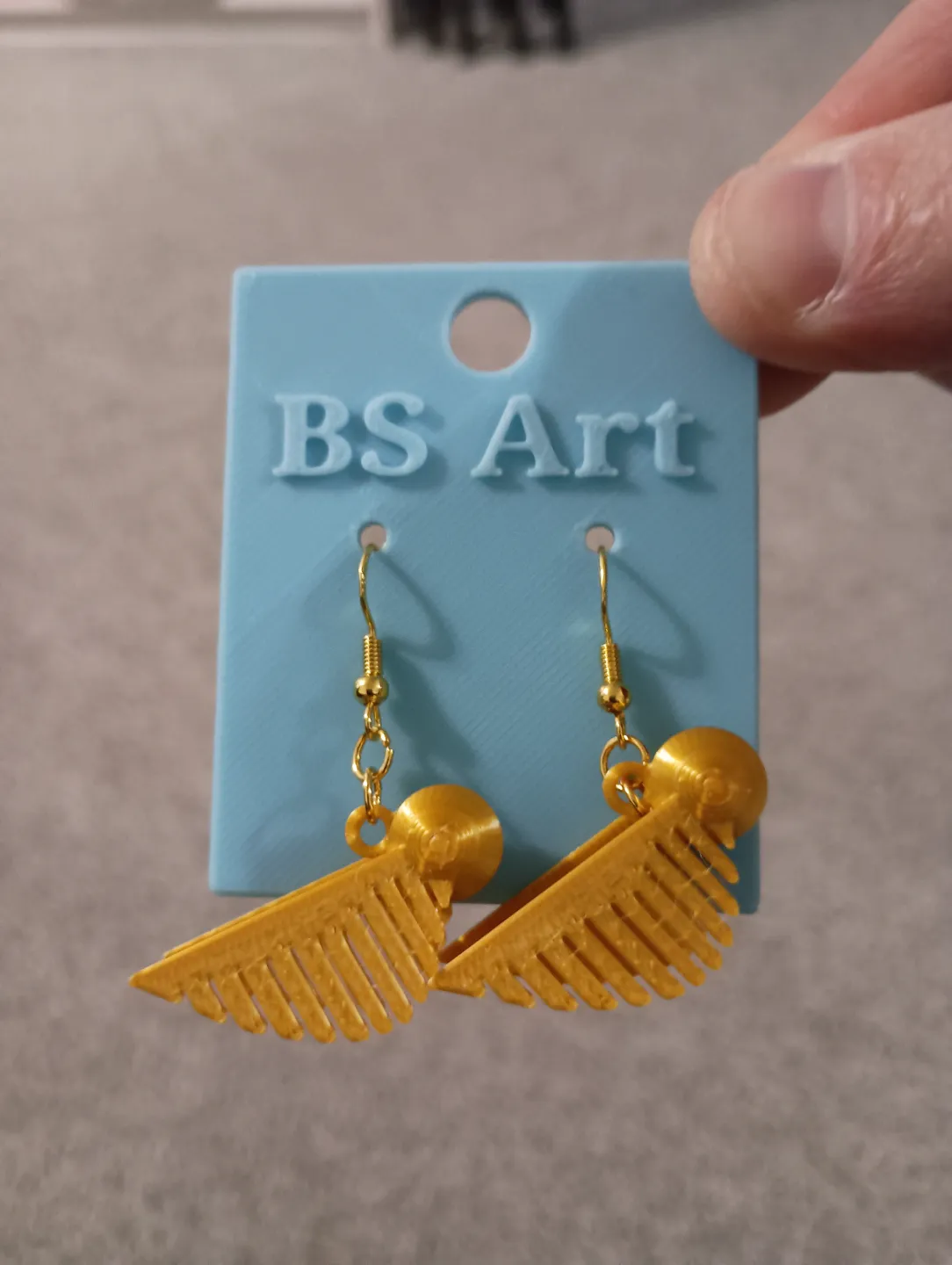 Golden Snitch Earrings view 3