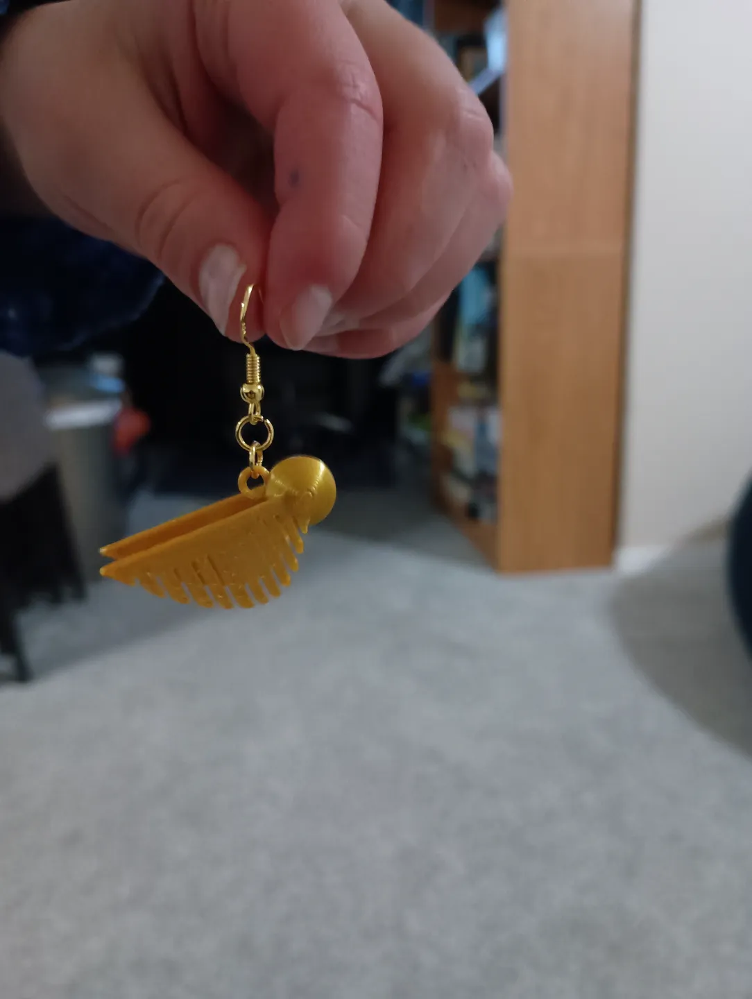 Golden Snitch Earrings view 2