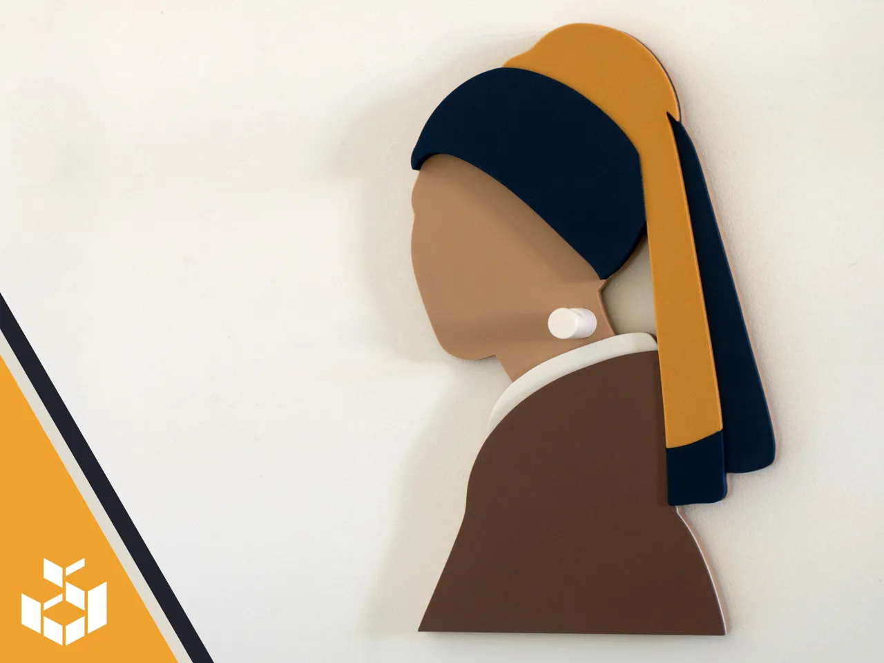 Girl With The Pearl Earring | A Vermeer Key holder view 4