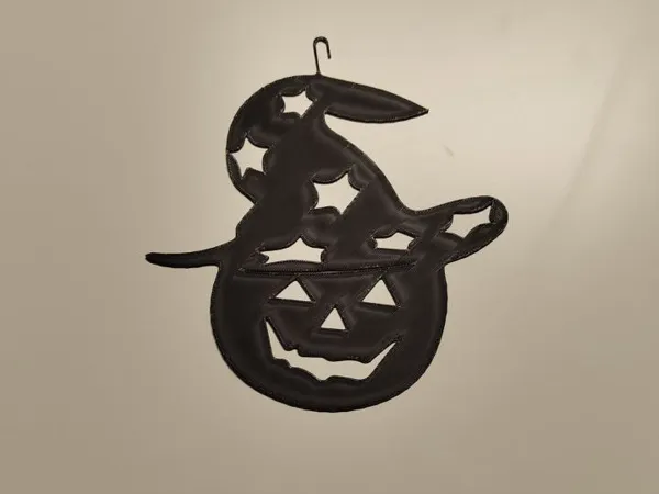 Décoration murale citrouille d'Halloween