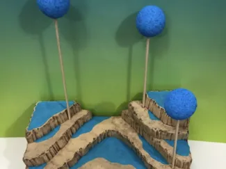 DIORAMA PLANETA NAMEK DRAGON BALL
