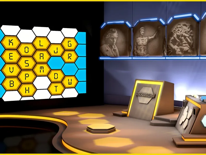 Blockbusters UK Gameshow Set