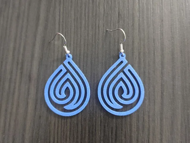 Ocean Spiral - Earrings