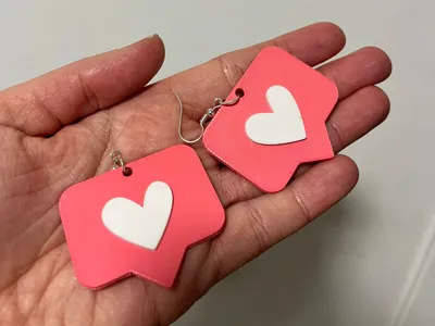 "Like" earrings pendientes