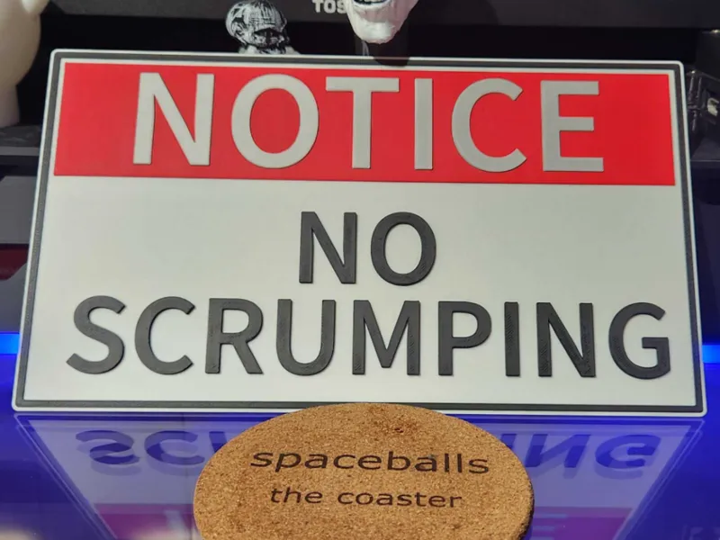 No Scrumping, Regulation style, tribute