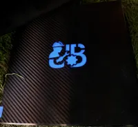 10x3 magnet holes & embedded glow-in-the-dark image