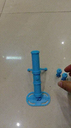 可发射迫击炮模型玩具1.0（全打印拼装） view 2