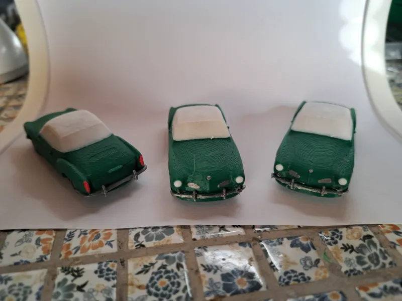 VW Karmann Ghia Coupe 1/64 scale