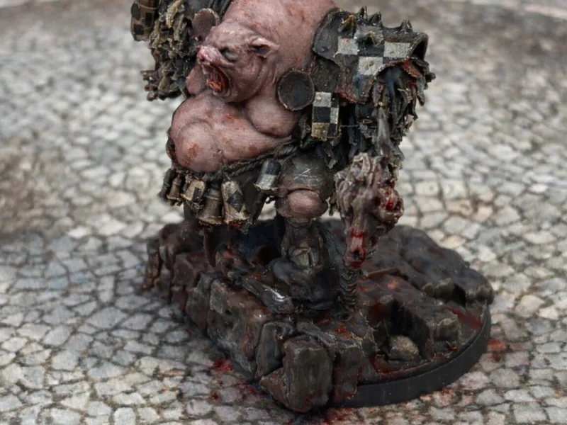 Muddy Ruins Scenic – 40mm Round Miniature Base