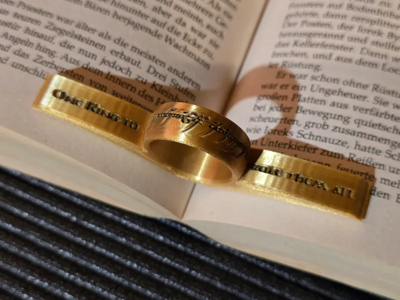 Book Page Holder One Ring (The Lord of the Rings)