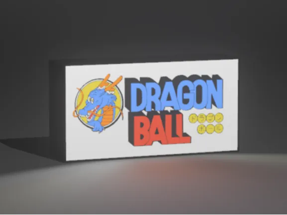 Dragon Ball LED Light Box | Multicolor Lamp