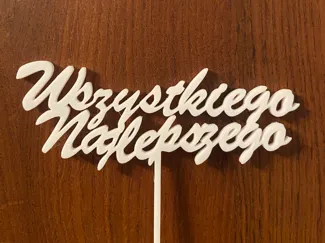 Topper Wszystkiego Najlepszego