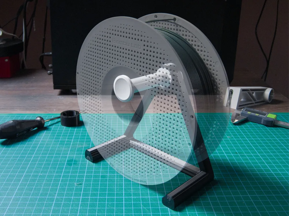 Simple spool holder - Free 3D Print Model - MakerWorld