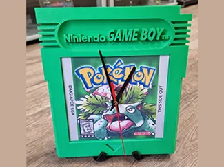 Oversized Gameboy Cartridge Clock