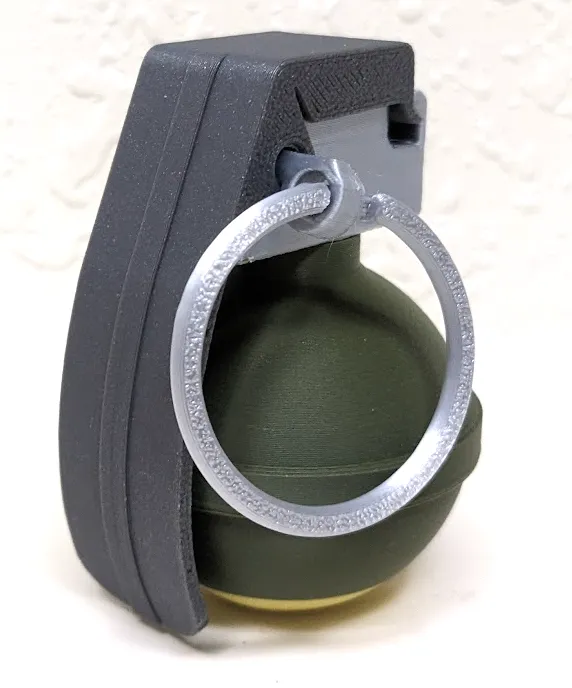 V40 Mini Grenade | World's Smallest| Flying handle view 2