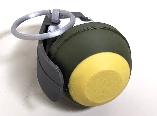 V40 Mini Grenade | World's Smallest| Flying handle view 4
