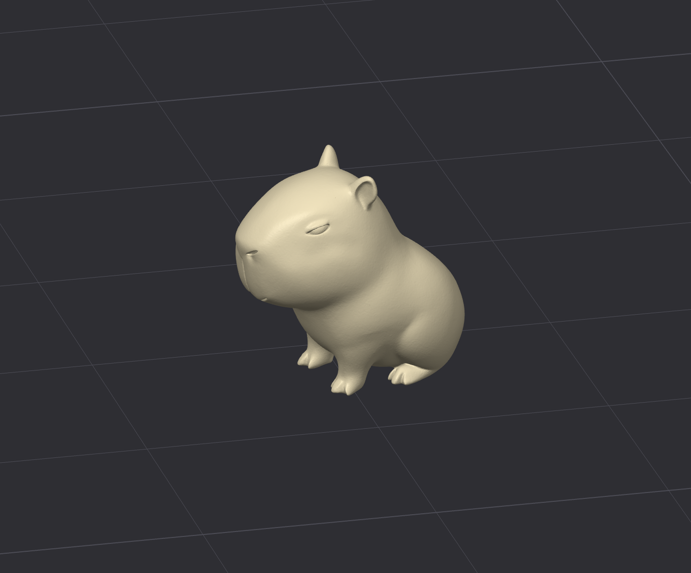 Miniatura 1 do modelo 3D Mini Buddy Capibara