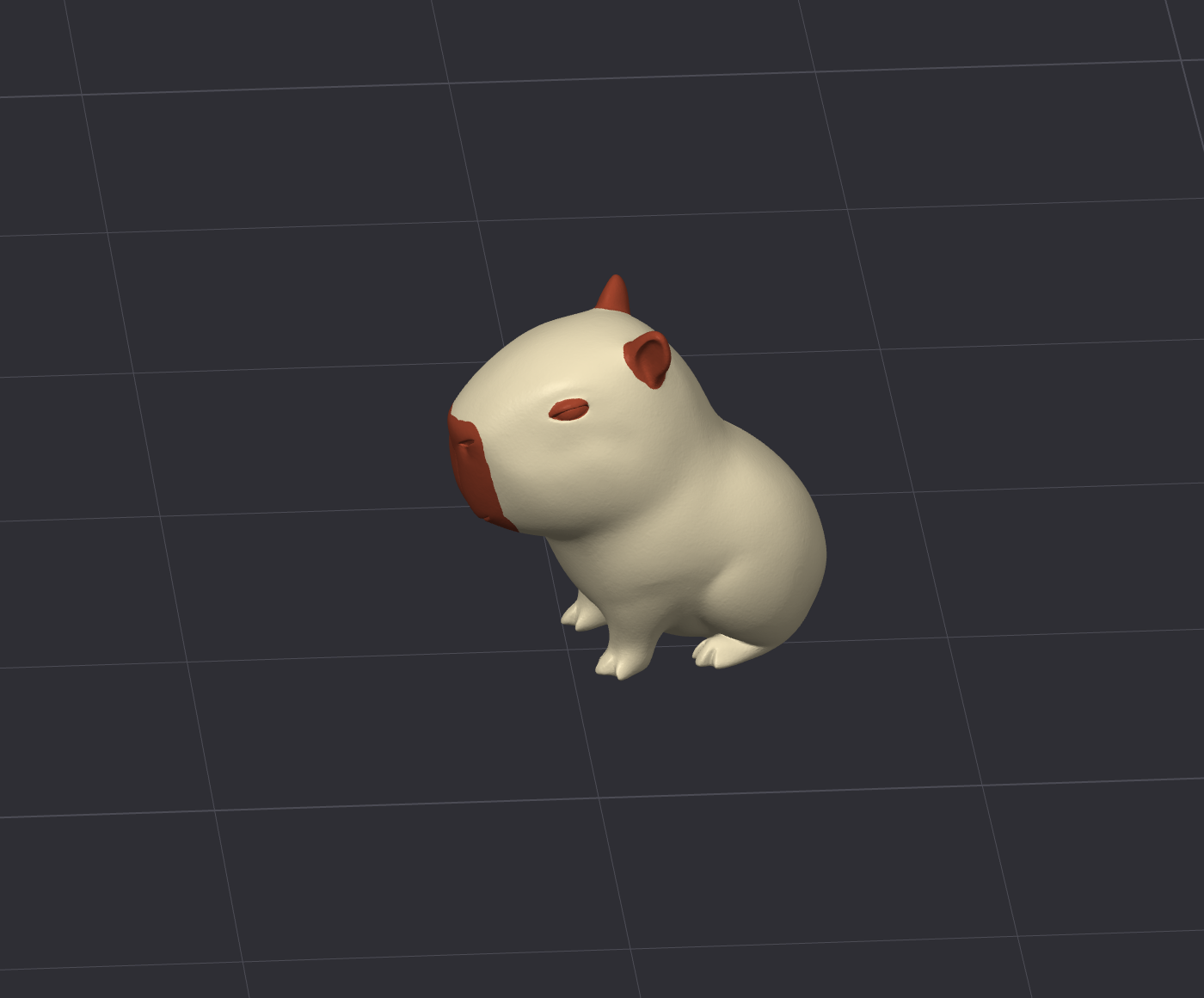Miniatura 2 do modelo 3D Mini Buddy Capibara