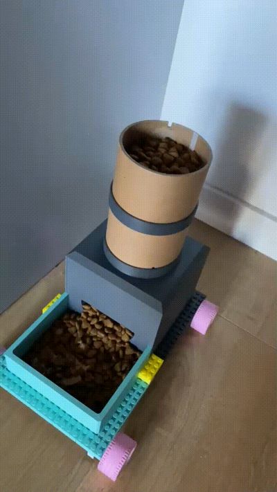 BRICK Feeder - Cardboard Spool recycling