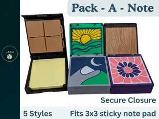 Post It Note Case with Stencils