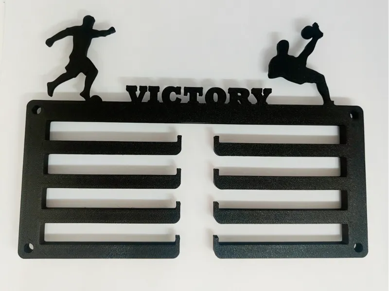 Victory Football Medal Holder–Sports Medal Display