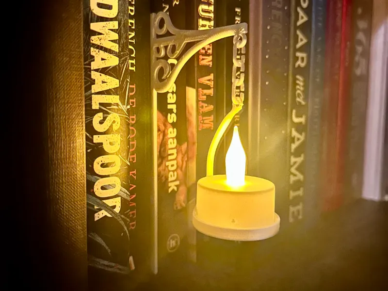 Flat Book Nook Candle Lantern – Fast Print Decor