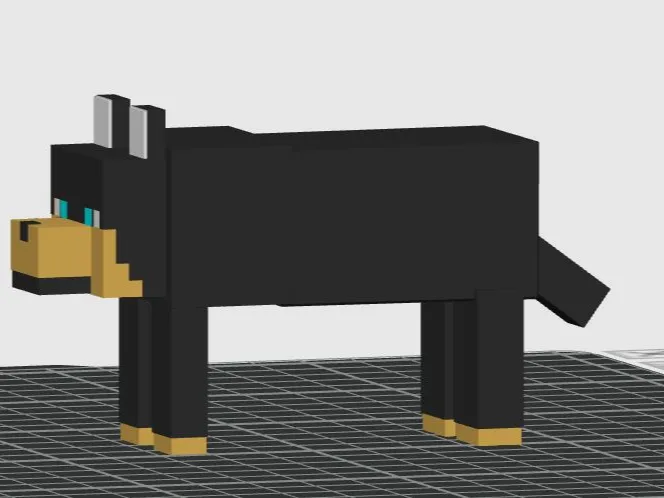 Minecraft Wolf pencil sharpener