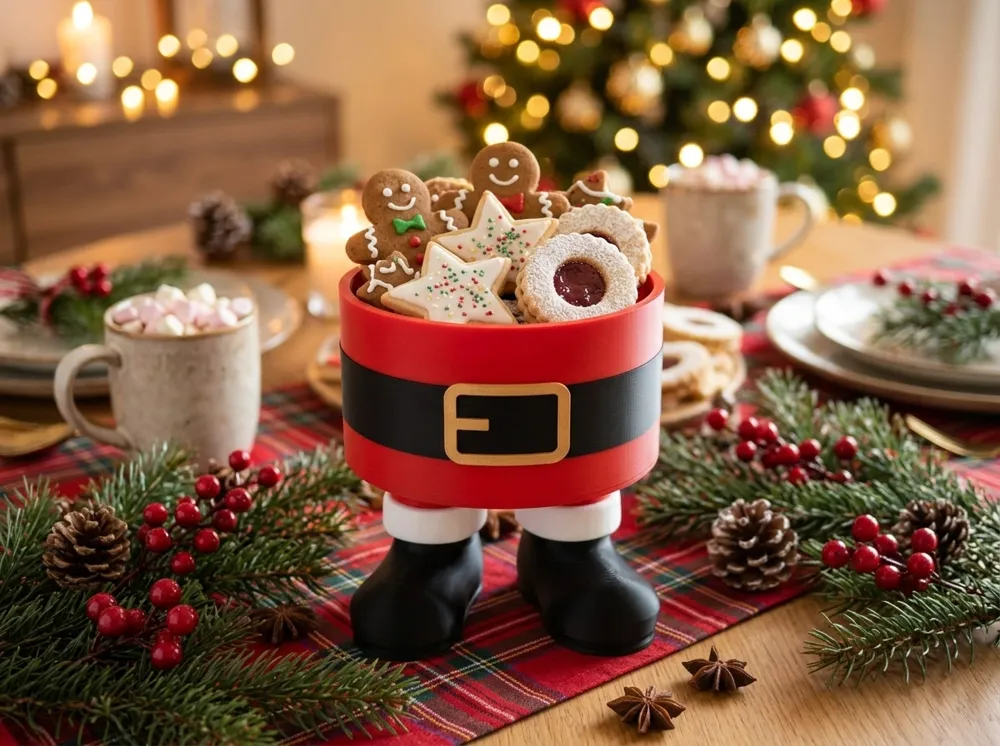 Smal Component Pot Decorative Christmas Pot - Free 3D Print Model - MakerWorld